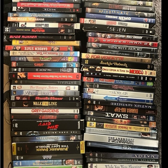 92 Movies DVD's